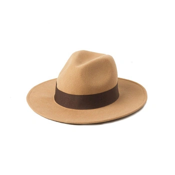 Venda quente moda inverno 100% lã australiana feminina senhoras rigidez aba feltro chapéus fedora